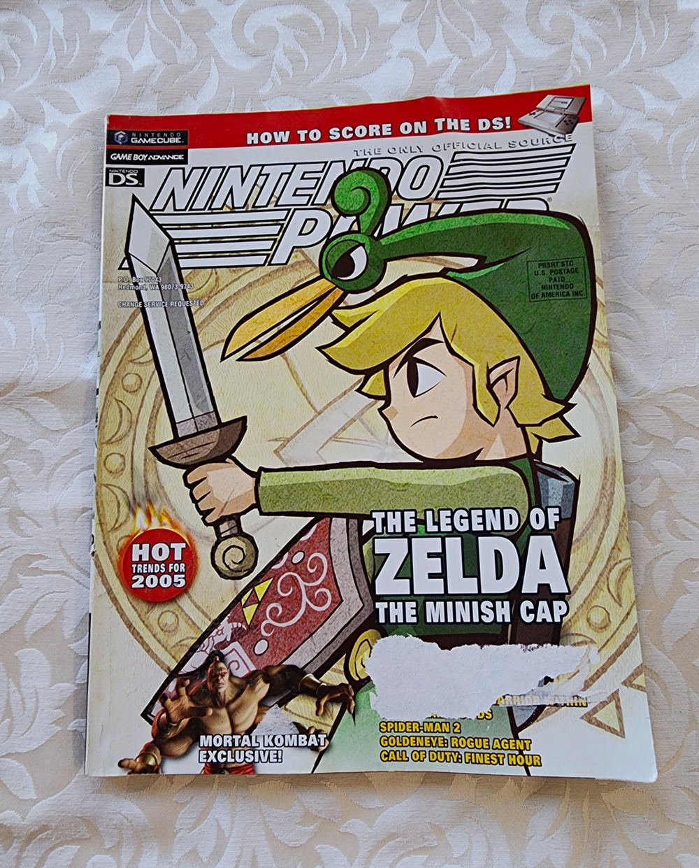 Nintendo Power February 2005 Issue 99 Vol 188 Zelda The Minish Cap Cover